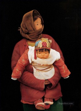 Chino Painting - Madre e hijo JMJ chino